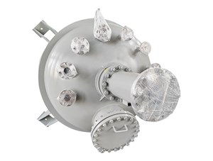 6400L不銹鋼復(fù)合板夾套外循環(huán)反應(yīng)釜已完工發(fā)往洛陽