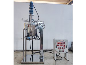 20L高溫高壓不銹鋼手動升降反應釜已完工發(fā)往廈門